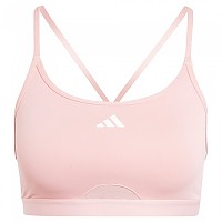 [해외]아디다스 Aeroreact 3 Stripes 스포츠 브라 1141128863 Semi Pink Spark