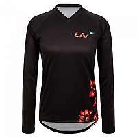 [해외]LIV Hummning Colibri 긴팔 엔듀로 저지 1141093370 Black Red