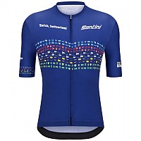 [해외]산티니 UCI Road And Para-Cycling Road World Championships Zurigo 반팔 저지 1141060733 Navy Blue