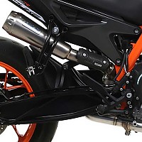 [해외]ARROW Pro-Race Nichrom KTM 790 Duke ´18-20 비승인 오토바이 머플러 9140448600 Black