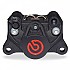 [해외]BREMBO 20b85257 P4-34 리어 브레이크 캘리퍼 9141110114 Black / Red