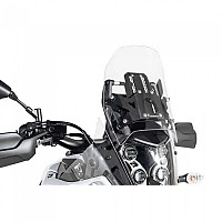 [해외]투라텍 Yamaha Tenere 700 조절 가능한 앞 유리 브래킷 9141177193 Black