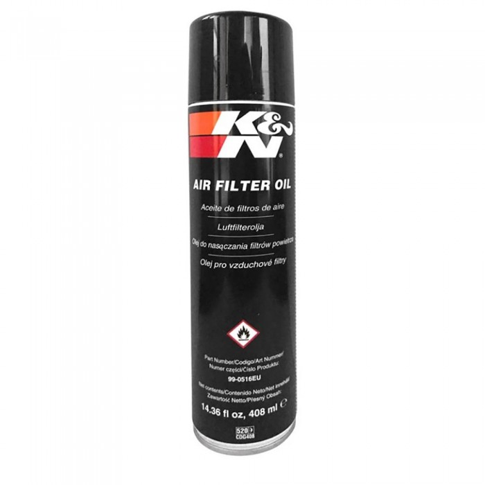 [해외]K+N 에어 필터 스프레이 Aceite Para Filtro Aire K&N Aerosol 14.36 Oz 408Ml 9140823048 Black / Red