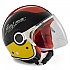 [해외]PIAGGIO Disney Mickey Mouse 오픈 페이스 헬멧 9141118224 Black / Red / Yellow