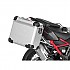 [해외]투라텍 ZEGA Evo And-S 31/38L Steel Black Rack Honda CRF1100L Africa Twin 2021 사이드 케이스 세트 9141190333 Silver / Black