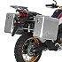 [해외]투라텍 ZEGA Mundo 31/38L Steel Honda CRF1000L Africa Twin 2015-2017 사이드 케이스 세트 9141190380 Silver / Silver