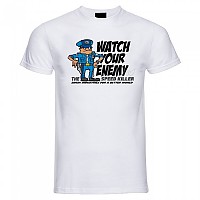[해외]BERIK Watch Your Enemy 반팔 티셔츠 9141084103 White / Dgt. Print