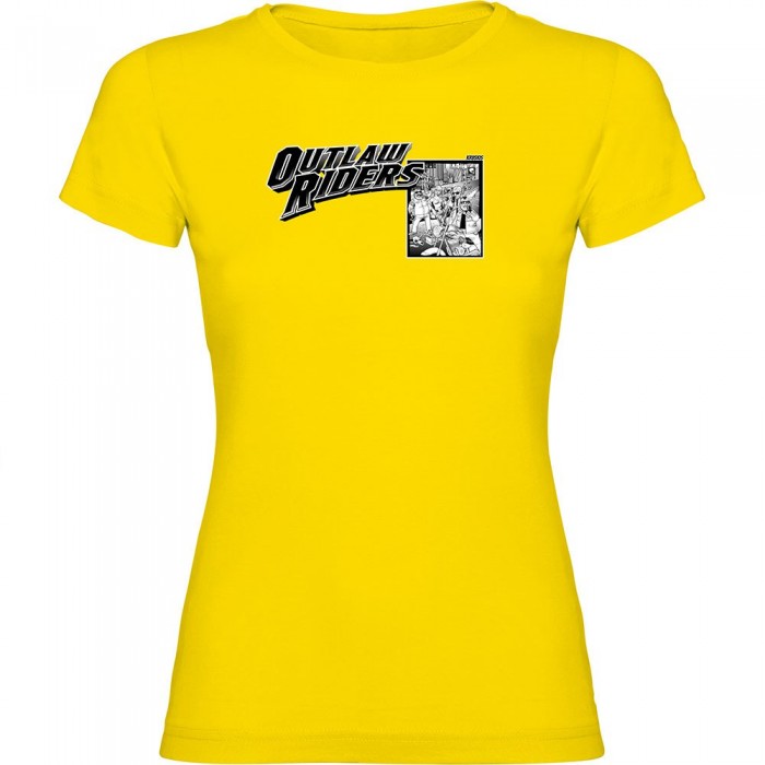 [해외]KRUSKIS Outlaw Riders 반팔 티셔츠 9141048427 Yellow