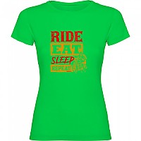 [해외]KRUSKIS Ride Eat Sleep Repeat 반팔 티셔츠 9141155688 Light Green