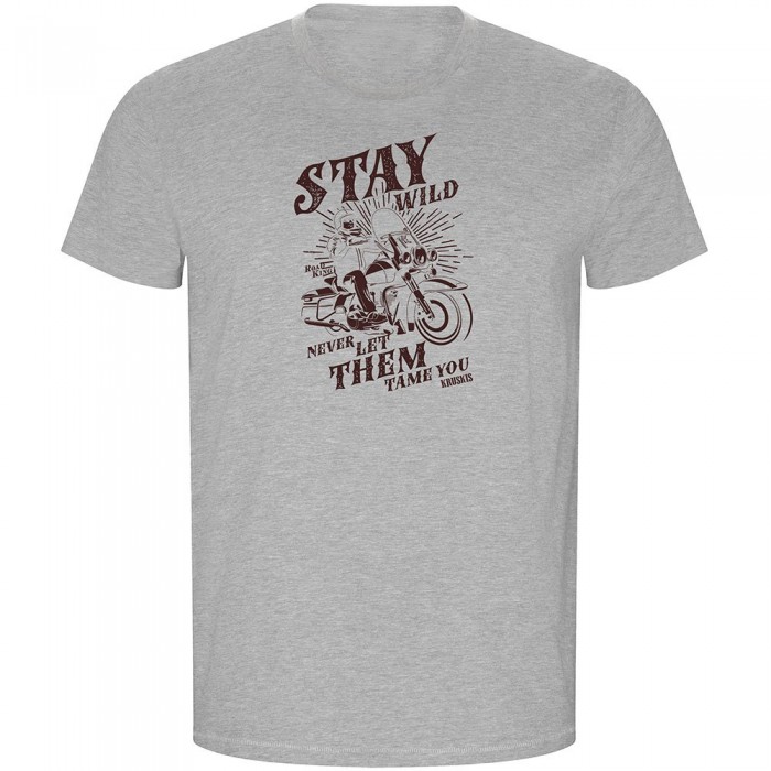 [해외]KRUSKIS Stay Wild ECO 반팔 티셔츠 9141155881 Heather Grey