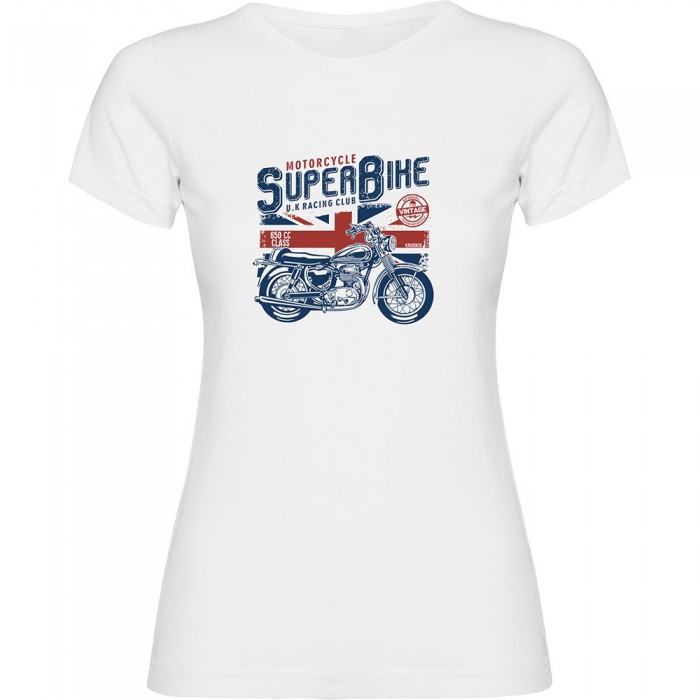 [해외]KRUSKIS Super Bike 반팔 티셔츠 9141155984 White
