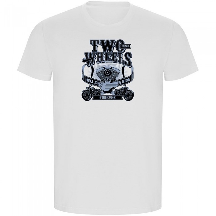 [해외]KRUSKIS Two Wheels ECO 반팔 티셔츠 9141155998 White