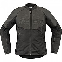 [해외]ICON Overlord3™ 가죽 재킷 9140772035 Black