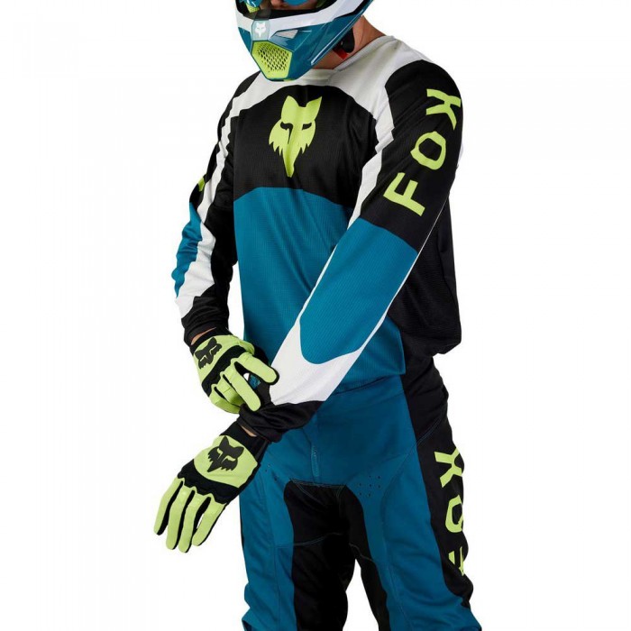 [해외]FOX RACING MX 180 Nitro 긴팔 티셔츠 9141212370 Maui Blue