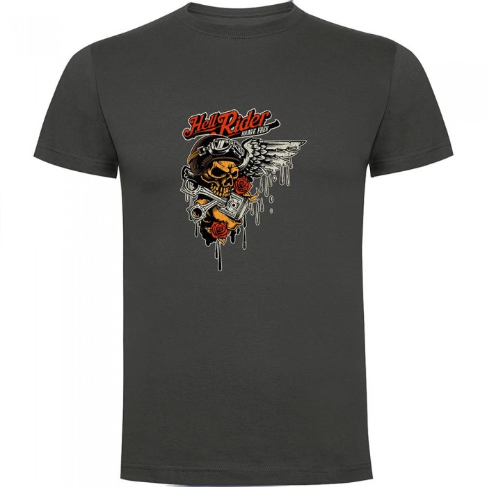 [해외]KRUSKIS Hell Rider 반팔 티셔츠 9141155595 Dark Grey