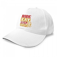 [해외]KRUSKIS Ride Eat Sleep Repeat 모자 9141155676 White