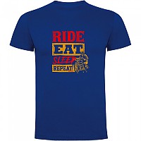 [해외]KRUSKIS Ride Eat Sleep Repeat 반팔 티셔츠 9141155693 Royal Blue