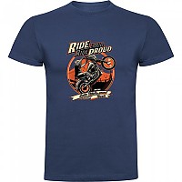 [해외]KRUSKIS Ride Loud 반팔 티셔츠 9141155743 Denim Blue