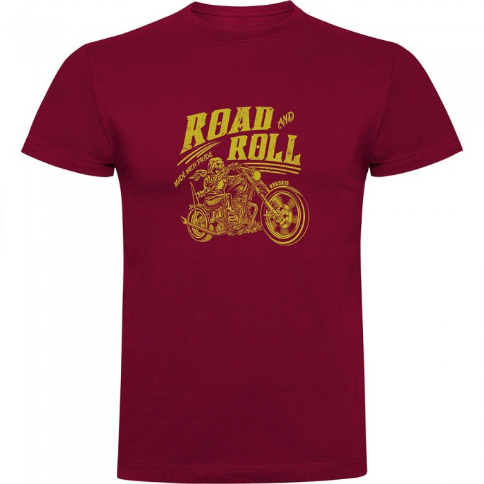 [해외]KRUSKIS Road Roll 반팔 티셔츠 9141155800 Dark Red