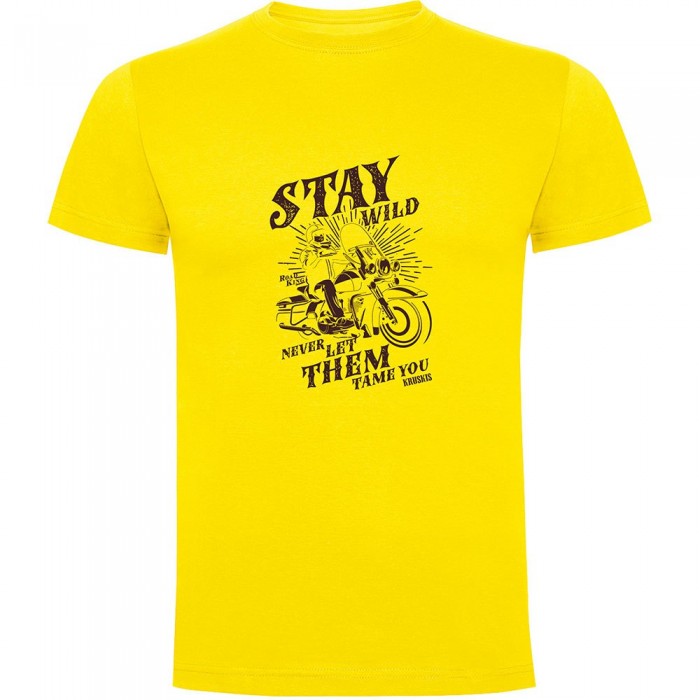 [해외]KRUSKIS Stay Wild 반팔 티셔츠 9141155899 Yellow