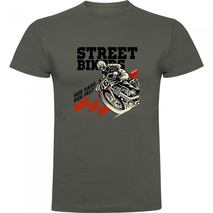 [해외]KRUSKIS Street Bikers 반팔 티셔츠 9141155914 Dark Army Green
