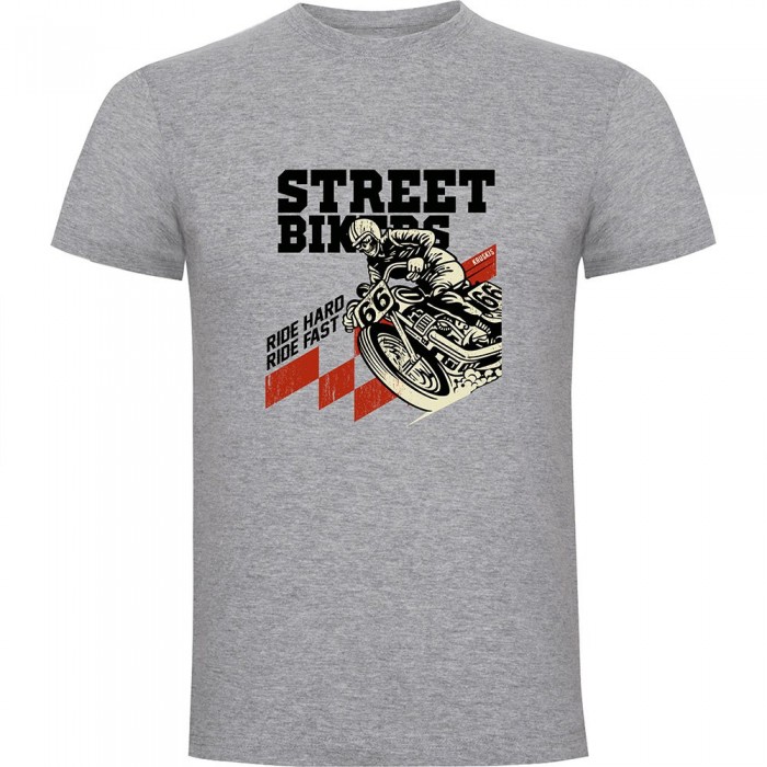 [해외]KRUSKIS Street Bikers 반팔 티셔츠 9141155919 Heather Grey