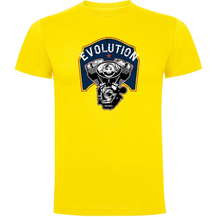 [해외]KRUSKIS Evolution Engine 반팔 티셔츠 9141047962 Yellow