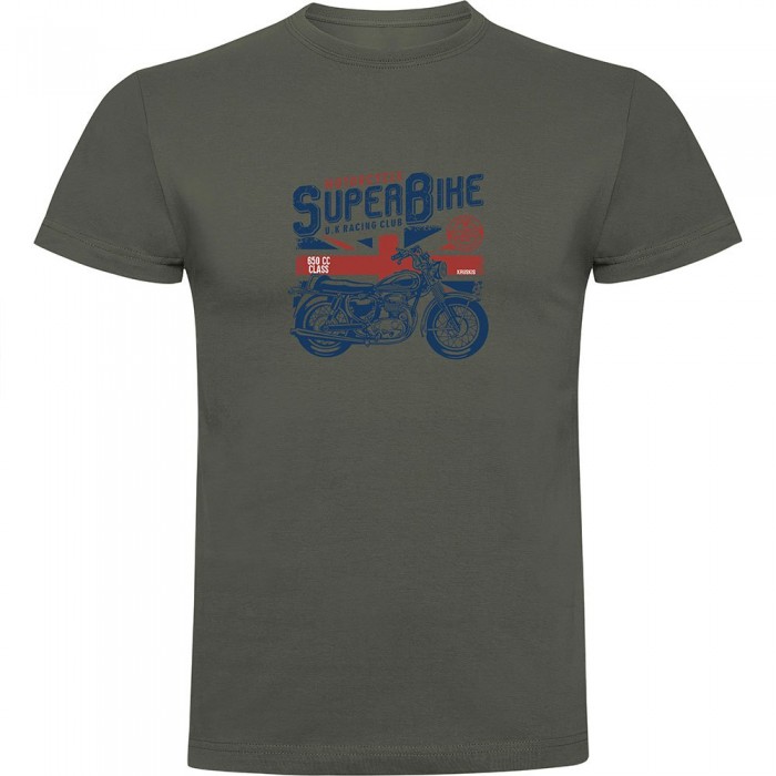 [해외]KRUSKIS Super Bike 반팔 티셔츠 9141155972 Dark Army Green