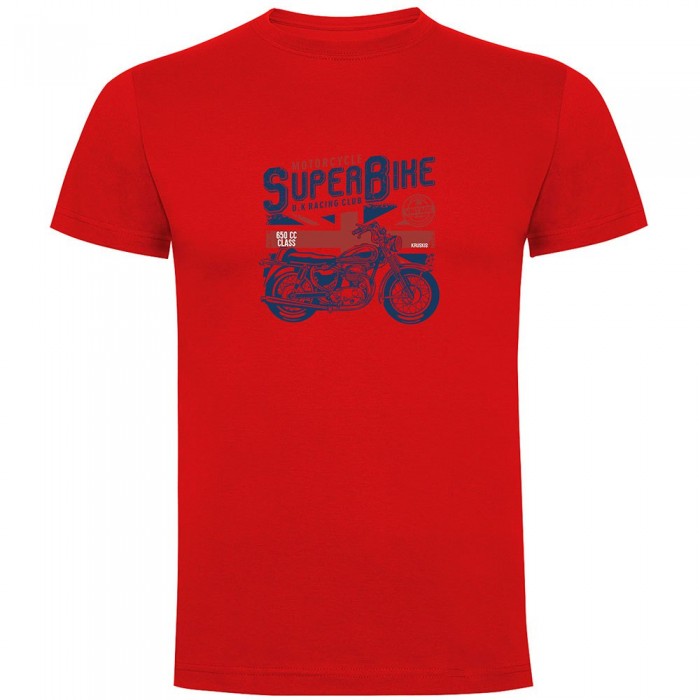[해외]KRUSKIS Super Bike 반팔 티셔츠 9141155981 Red