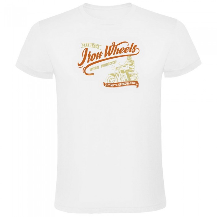[해외]KRUSKIS Iron Wheels 반팔 티셔츠 9141048077 White