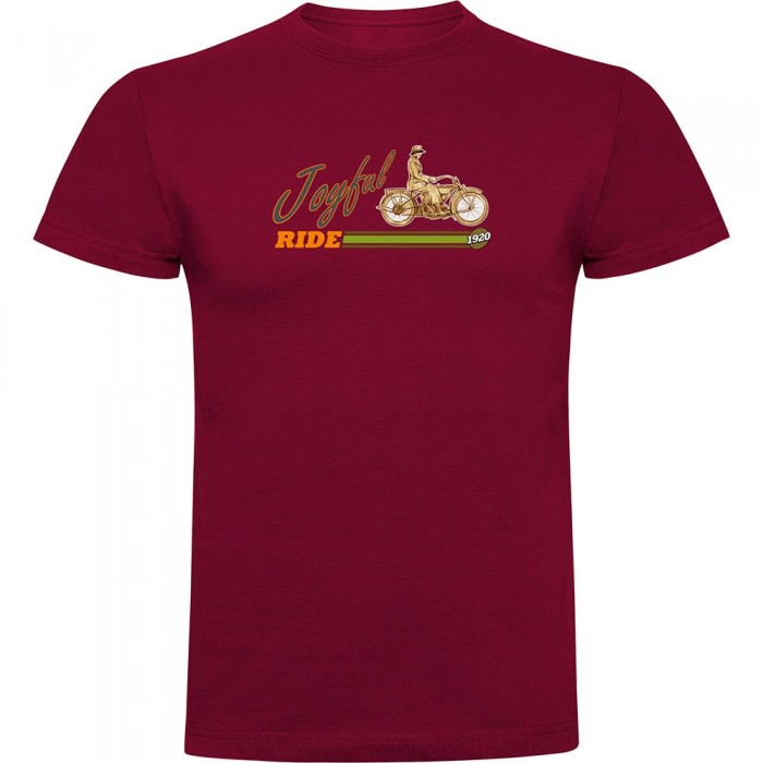 [해외]KRUSKIS Joyful Ride 반팔 티셔츠 9141048095 Dark Red