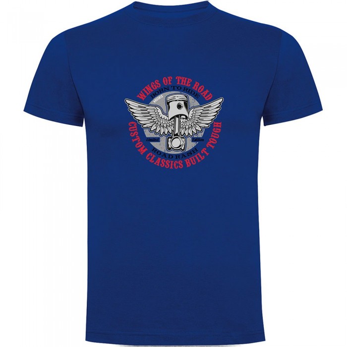 [해외]KRUSKIS Wings Of Road 반팔 티셔츠 9141156070 Royal Blue