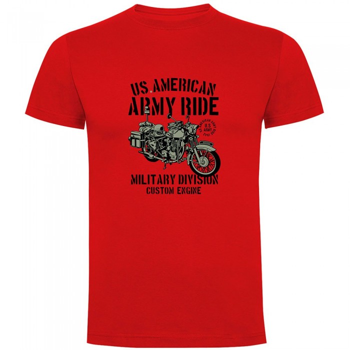 [해외]KRUSKIS Army Ride 반팔 티셔츠 9141215712 Red