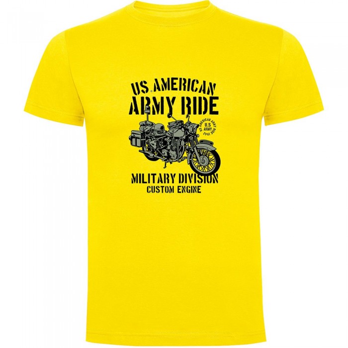 [해외]KRUSKIS Army Ride 반팔 티셔츠 9141215718 Yellow