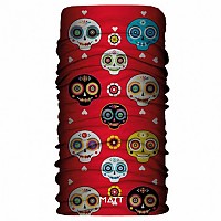 [해외]MATT Microfiber 넥워머 9141056060 Skull Red