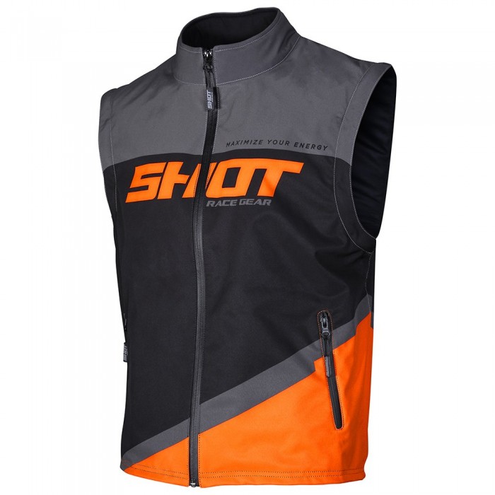 [해외]Shot Lite 조끼 9141076617 Neon Orange / Grey