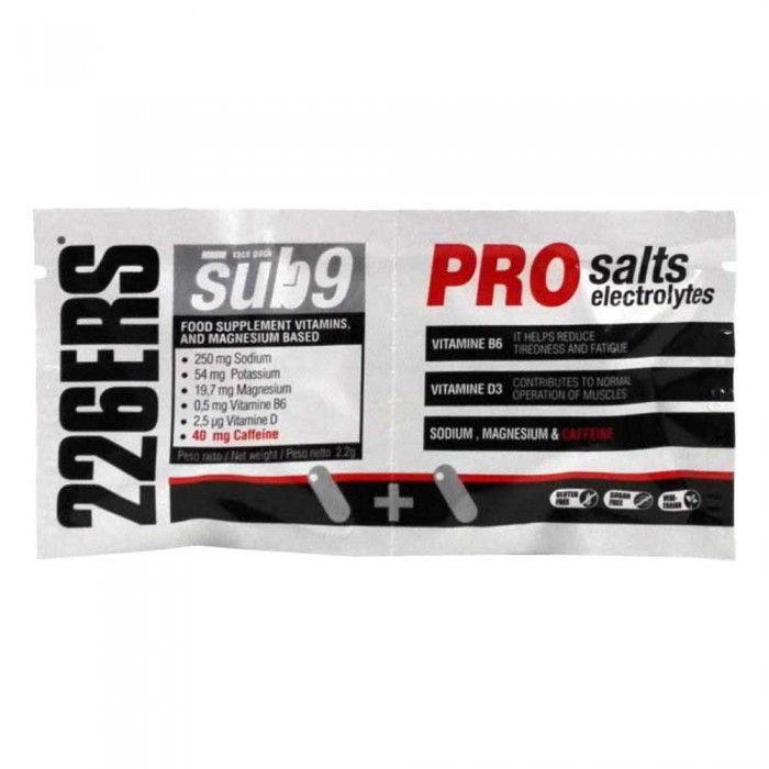 [해외]226ERS Sub9 Pro Salts Electrolytes Duplo 40 단위 중립적 맛 모자슐 상자 6138250063