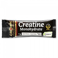 [해외]CROWN SPORT NUTRITION 크레아틴 향 주머니 Creatine Monohydrate Creapure 5g 중립적 6140367347 Black