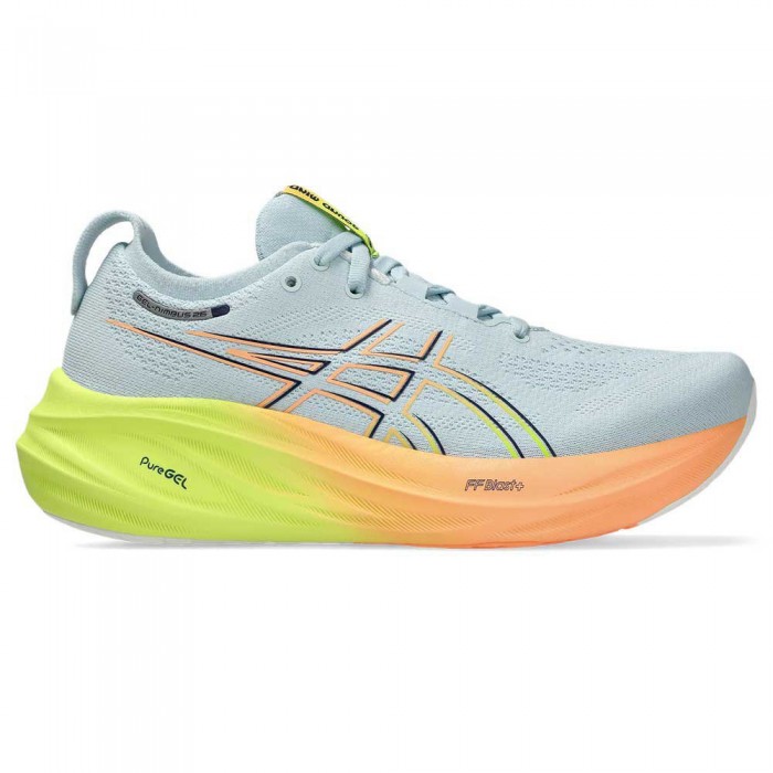 [해외]아식스 Gel-Nimbus 26 Paris 러닝화 6140994637 Cool Grey / Safety Yellow