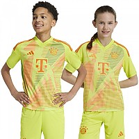 [해외]아디다스 FC Bayern Munich 24/25 주니어 반팔 골키퍼 티셔츠 3141013540 Semi Solar Yellow