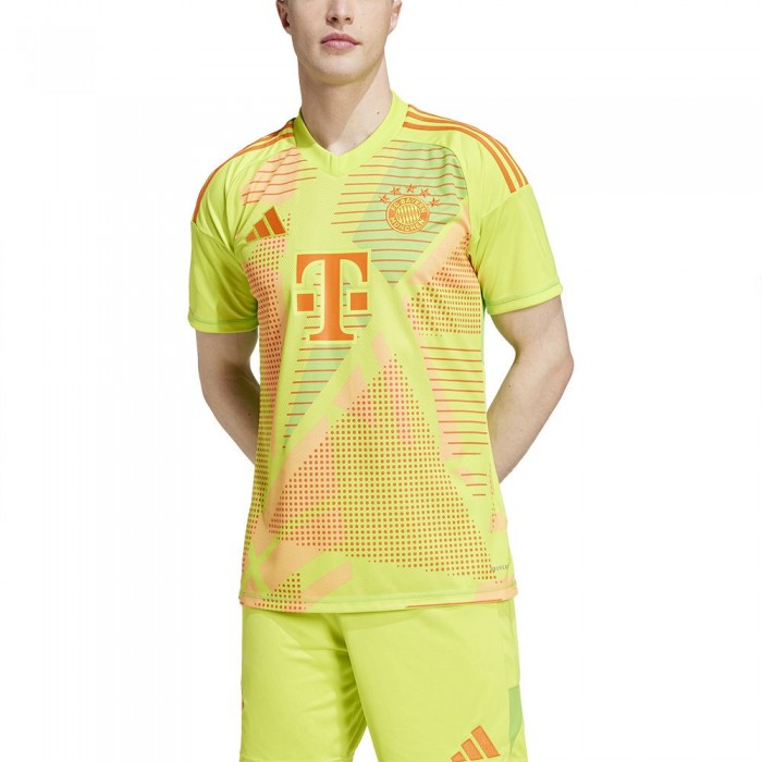 [해외]아디다스 FC Bayern Munich 24/25 반팔 골키퍼 티셔츠 3141013548 Semi Solar Yellow