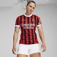 [해외]푸마 AC Milan 여성 반팔 티셔츠 홈 유니폼 3140939383 For All Time Red / Black