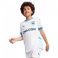 [해외]푸마 Olympique Marseille 주니어 홈 반팔 티셔츠 3140940254 White / Bleu Azur