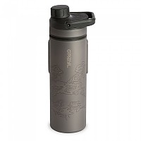 [해외]GRAYL UltraPress 500 ml Titanium 물 필터 병 3140932058 Covert Black