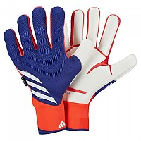 [해외]아디다스 Predator Pro Fingersave 골키퍼 글러브 3141129401 Lucid Blue / Solar Red / White