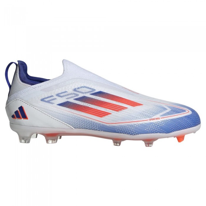 [해외]아디다스 F50 Pro Laceless FG 어린이 축구화 3141105214 Ftwr White / Solar Red / Lucid Blue