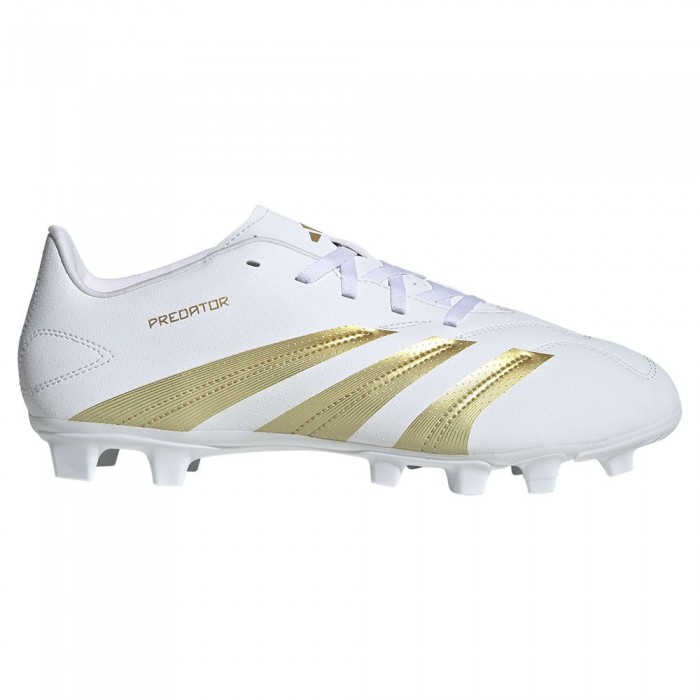 [해외]아디다스 Predator Club Flexible Ground 축구화 3141105232 Ftwr White / Gold Met / Ftwr White