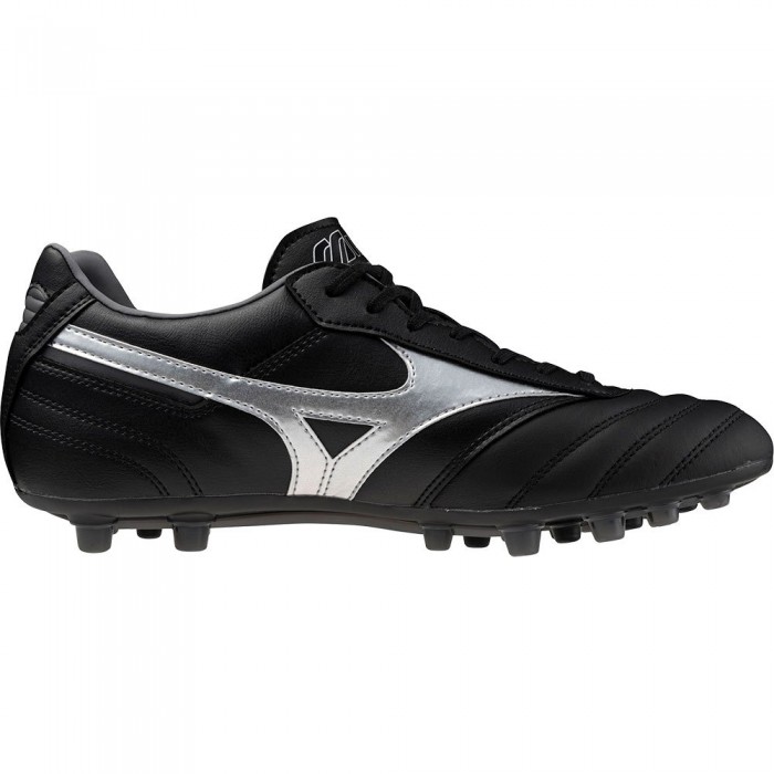 [해외]미즈노 Morelia II Pro AG 축구화 3141103246 Black / Galaxy Silver / Dark Shadow