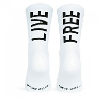 [해외]PACIFIC SOCKS Live free 양말 7141107910 White