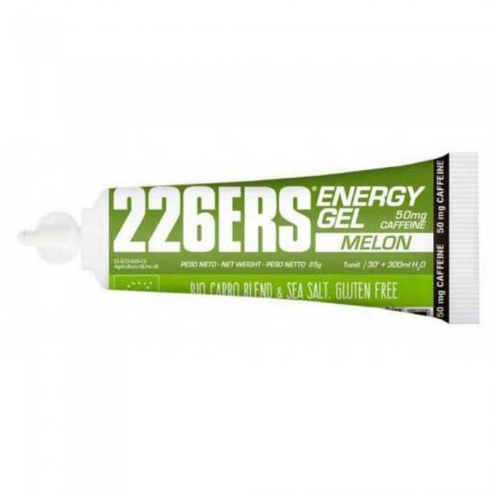 [해외]226ERS Energy Bio 25mg 25g 40 단위 카페인 멜론 에너지 젤 상자 12138250011 Green